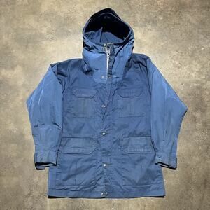 Vintage 70s The North Face Blue Parka Mountain Jacket